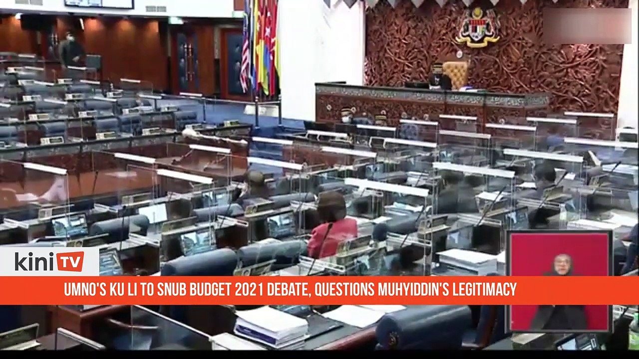 Ku Li to snub Budget 2021 debate, copy of letter to speaker sent to MPs in Dewan Rakyat