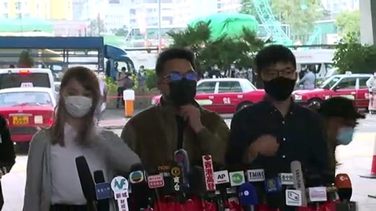 Demokratie-Aktivisten in Hongkong bekennen sich vor Gericht schuldig