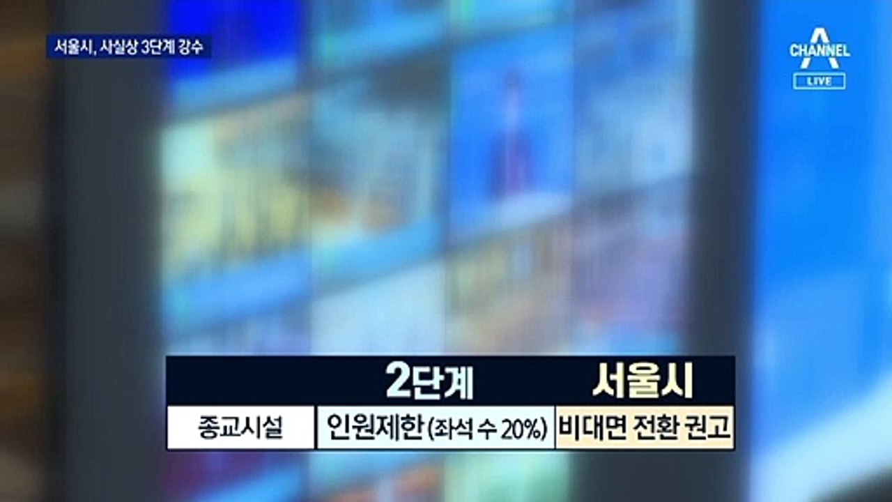 서울시 ‘초강수’…정부 2단계 넘어 사실상 ‘3단계 조치’