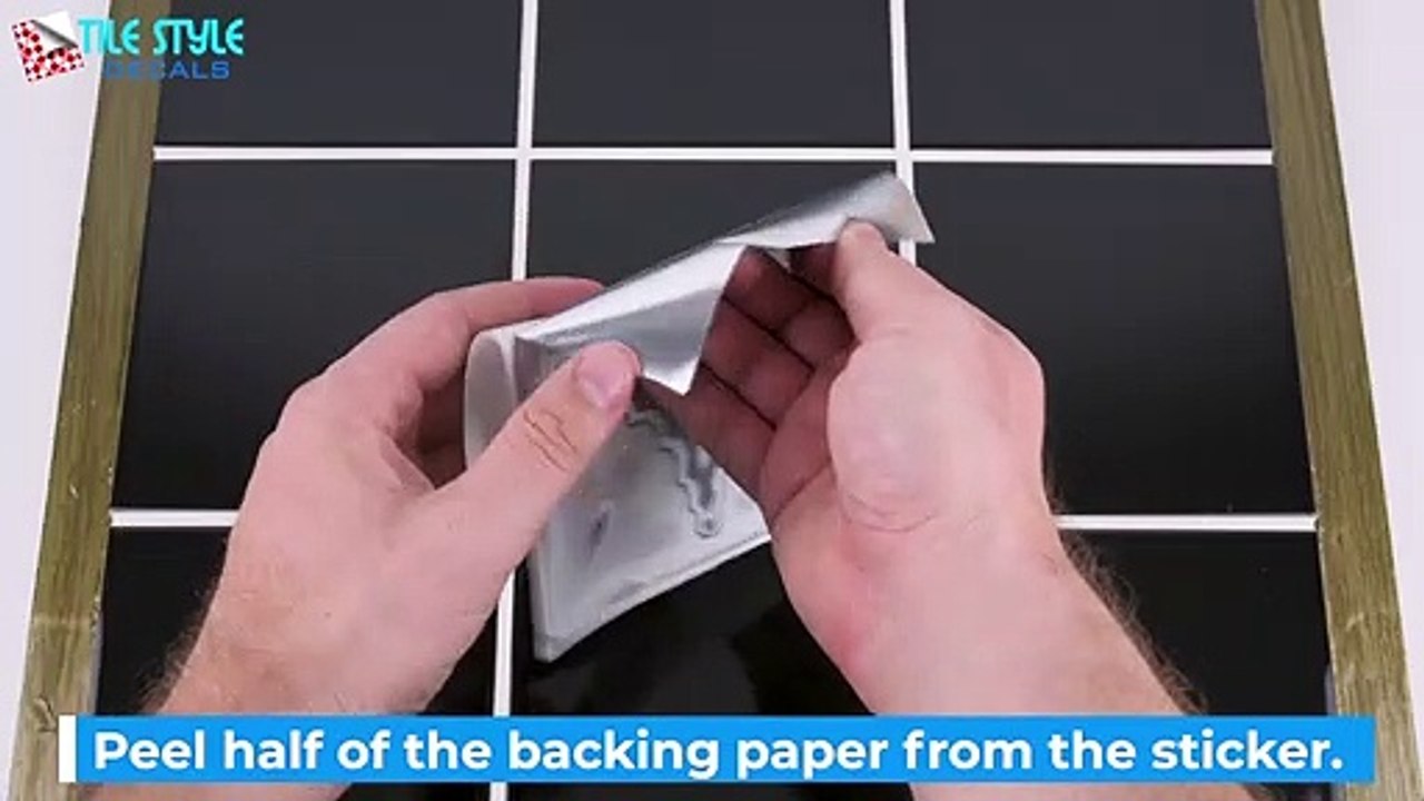 Vinyl Flooring Tile Stickers Moroccan Victorian Mosaic Wall Floor Tile Stickers Kitchen Grey Silver