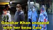 Gauahar Khan & Zaid Darbar are back from Dubai | Gauahar Khan snapped with her beau Zaid