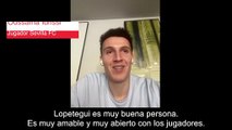 Idrissi define a Julen Lopetegui y el fútbol del Sevilla F.C.