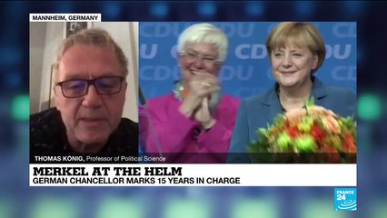 Merkel at the helm : German chancellor marks 15 years in charge