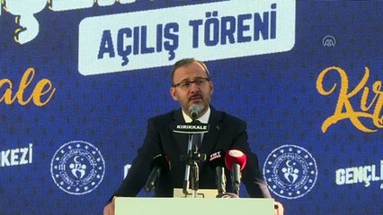 KIRIKKALE - Kasapoğlu: 'Her türlü imkanı gençlerimizin önüne sermek bizler için mutluluk'
