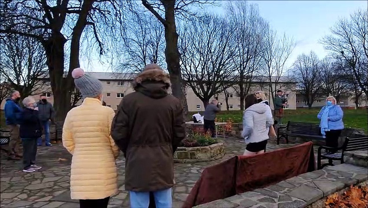 Stuart McVie tribute and memorial bench