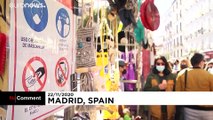 Police use drones to monitor overcrowding at reopened Madrid flea market