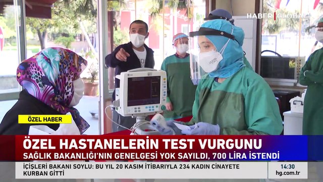Özel hastanelerin test vurgunu! Sağlık Bakanlığı'nın genelgesi yok sayıldı, 700 lira istendi