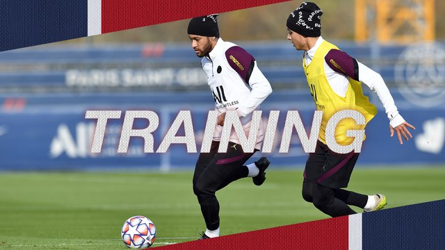 Replay : L'entraînement de veille de Champions League : Paris Saint-Germain - RB Leipzig
