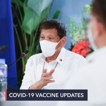 Duterte approves prepayment for Pfizer's COVID-19 vaccine
