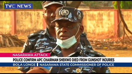 Police confirm Nasarawa APC Chairman Shekwor died from gunshot injuries