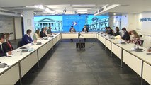 Casado se reúne con los grupos parlamentarios del PP en el Congreso y Senado