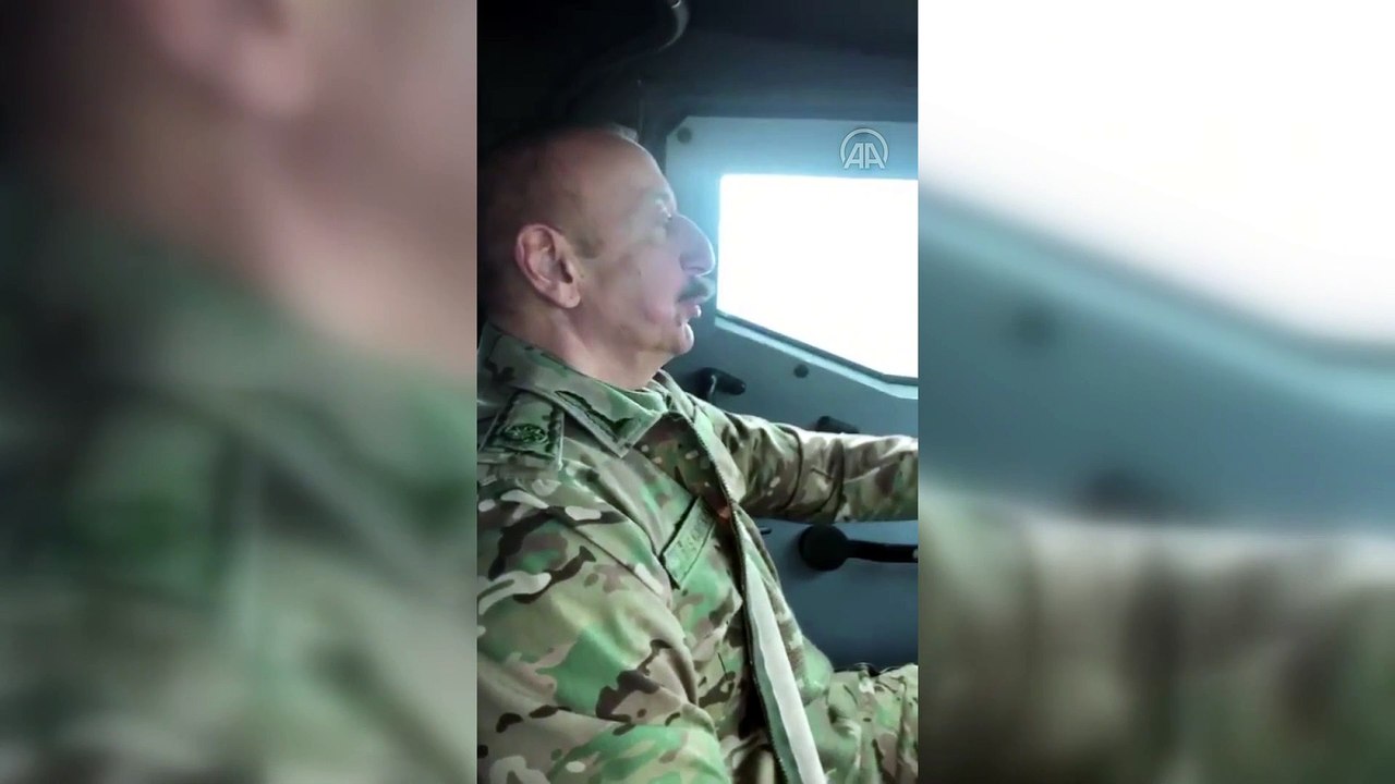 AĞDAM - Azerbaycan Cumhurbaşkanı Aliyev, işgalden kurtarılan Ağdam'ı ziyaret etti