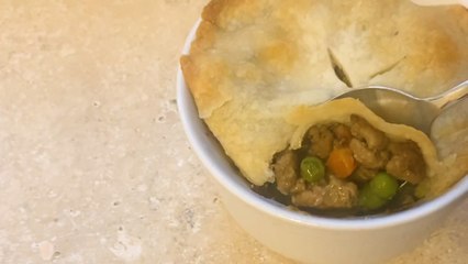Easy Personal Turkey Pot Pies