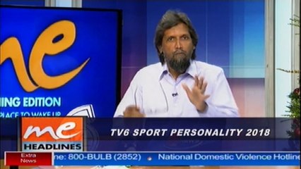 TV6 Sport Personality 2018- Nicholas Paul