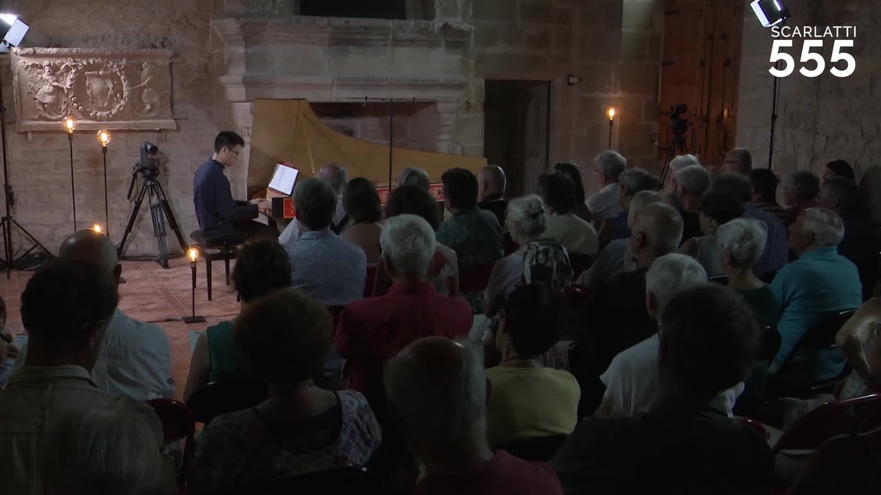 Scarlatti : Sonate pour clavecin en Ré Majeur K 282 L 484 (Allegro), par Jean-Luc Ho - #Scarlatti555