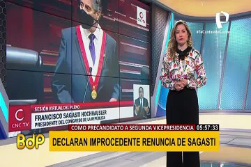 Partido Morado declaró improcedente renuncia de Francisco Sagasti
