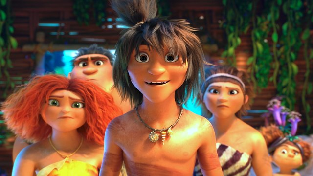 The Croods A New Age with Nicolas Cage - Meet Dawn and Sash Clip