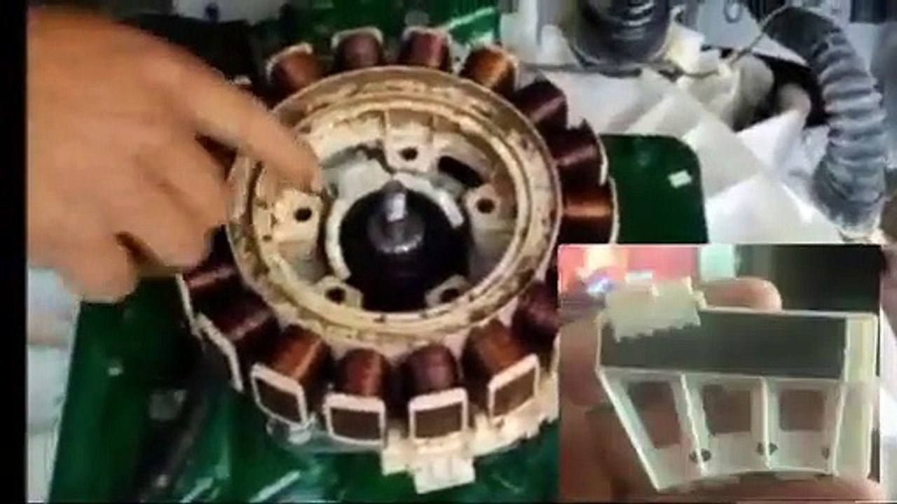 06.اسرار وحفايا اعطال غسالات ال جى فوق اتوماتيك دايركت درايف الانفرتر الحديثه عطل عدم دورن المروحه