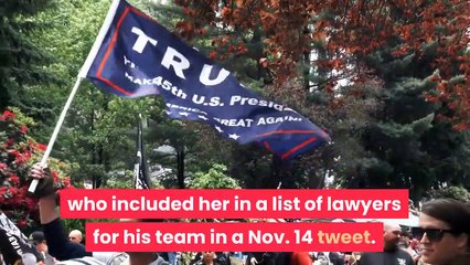 Rudy Giuliani Sidney Powell not part of Trump’s legal team