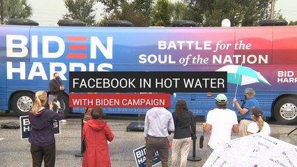Facebook in Hot Water With Biden Campaign