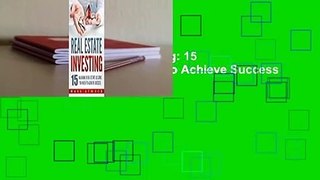 [Read] Real Estate Investing: 15 Valuable Lessons Needed To Achieve Success  Review