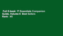 Full E-book  IT Essentials Companion Guide, Volume 6  Best Sellers Rank : #5
