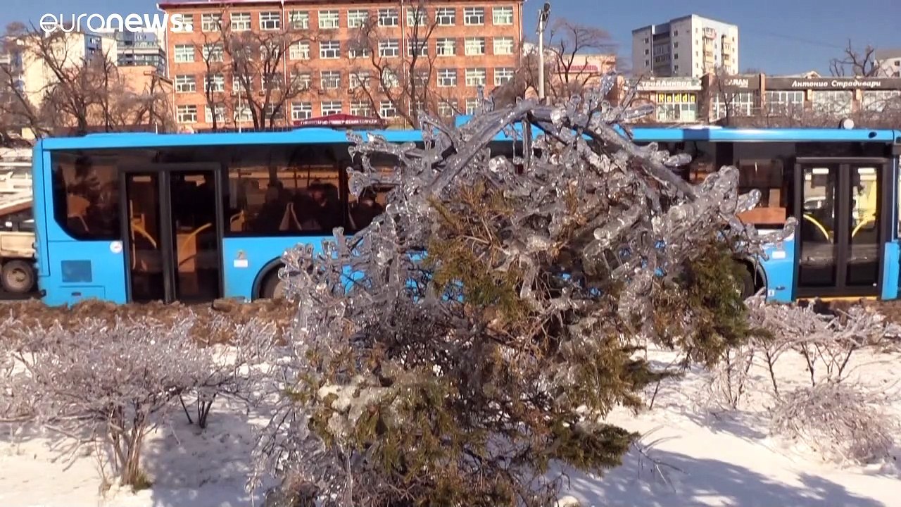 Eissturm über Wladiwostok: 150.000 Menschen ohne Strom bei -10 Grad