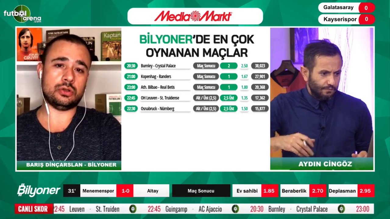 Barıl Dinçarslan, Galatasaray - Kayserispor maçı için tahmini yaptı