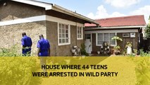 House where 44 teens were arrested in wild party