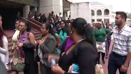 Justice Struck A Blow! Court Workers Stay Home