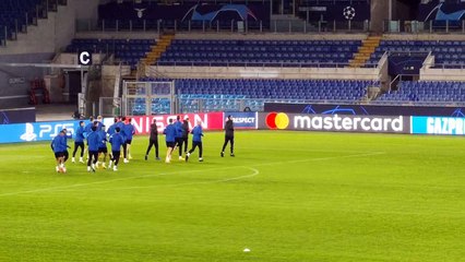 Zenit, l'allenamento di rifinitura all'Olimpico