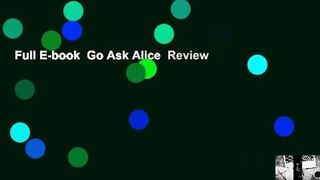 Full E-book  Go Ask Alice  Review