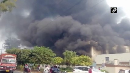 Massive fire breaks out at chemical factory in Ghaziabad