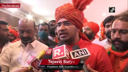 Only thing Owaisi brothers allowed in Hyderabad is Rohingya Muslims: Tejasvi Surya