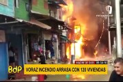 Madre de Dios: incendio arrasó con 120 viviendas