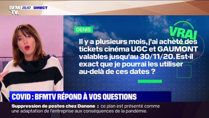 Mes tickets de cinéma sont expirés, pourrais-je les utiliser au-delà de ces dates?