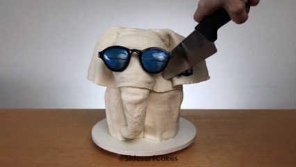 Cute Royal Caribbean Animal Towel Except It's CAKE