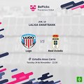 Jornada 13 Liga Smartbank 2020/2021 CD Lugo vs Real Oviedo Los Numeros.