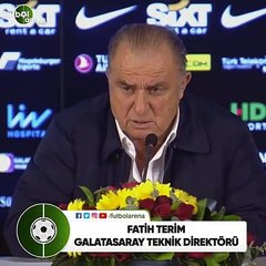 Fatih Terim: "Bir takımın yarı sezonda girdiği pozisyonları bir devrede girdik"