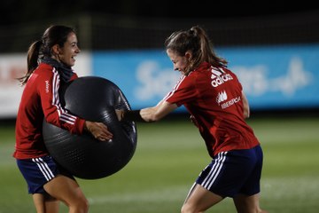 Entrenamiento de la Selección española Femenina