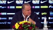 İSTANBUL - Maçın ardından - Galatasaray Teknik Direktörü Fatih Terim (1)