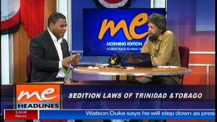 3 - David Muhammed on T&T's sedition laws: Part 1 of 2