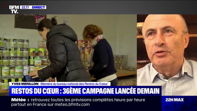 Yves Merillon (Restos du Coeur): Nous avons 40% de mineurs inscrits et 10% de jeunes entre 18 et 25 ans