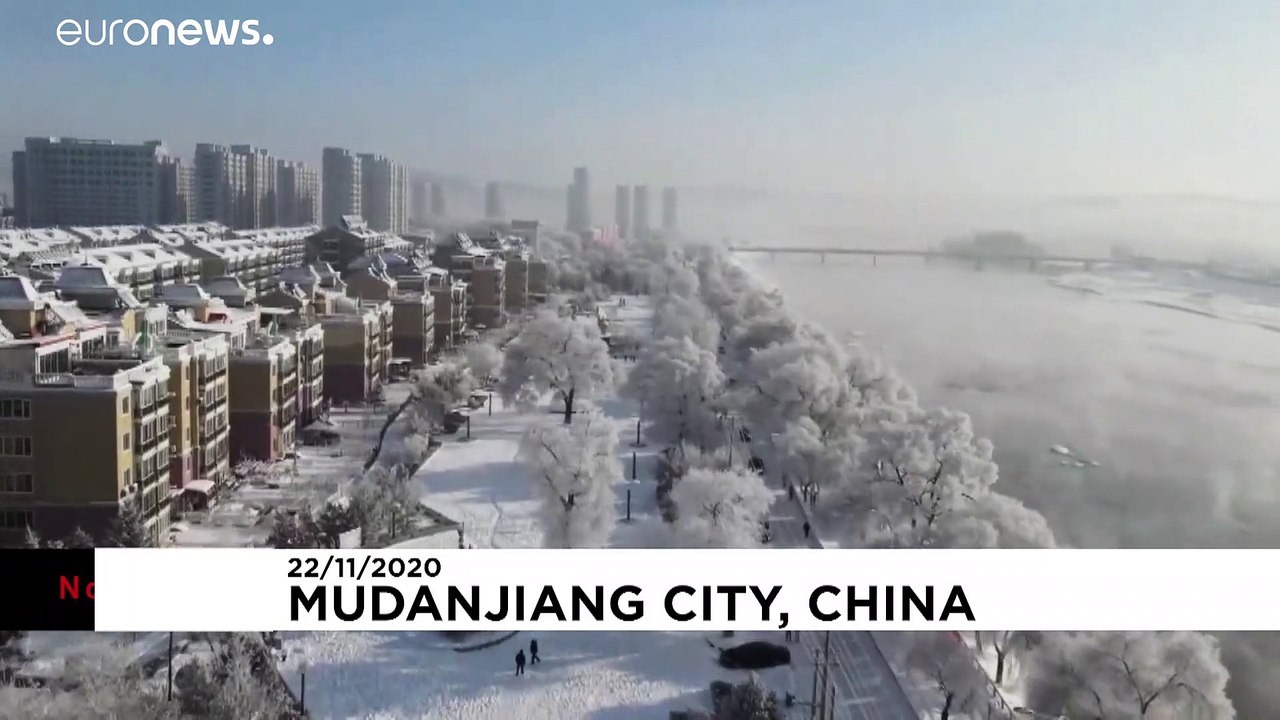 Weißes Wunderland im Norden Chinas