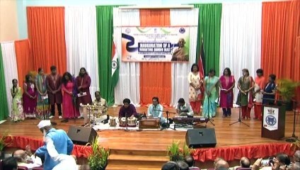 Ghandi Bust Unveiled; Mandela Bust Next