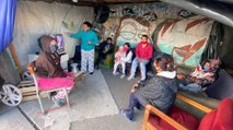 Al menos 30 familias viven en cambuches desde hace seis meses en el sur de Bogotá