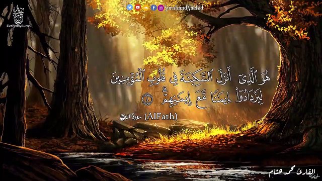 آيات السكينة تلاوة هادئة تريح الاعصاب ارح قلبك بالقران بصوت جميل جدا سبحان من رزقه هذا الصوت HD