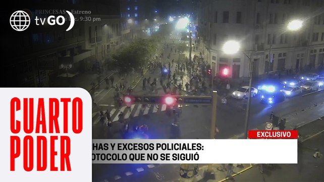 Marchas y excesos policiales: El protocolo que no se siguió | Cuarto Poder