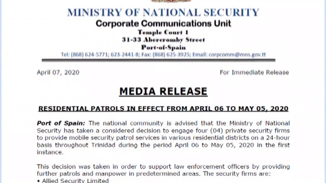 Gov't Contracts Private Security Firms to Patrol Neighbourhoods