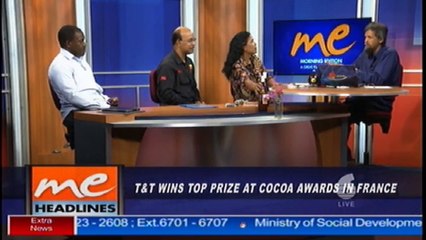 TT wins top prize at cocoa awards in France